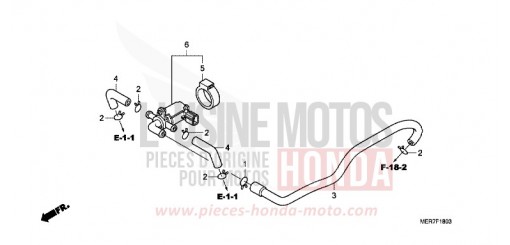 LUFTEINSPRITZSTEUERUNG VENTIL (2) CBF600NA8 de 2008